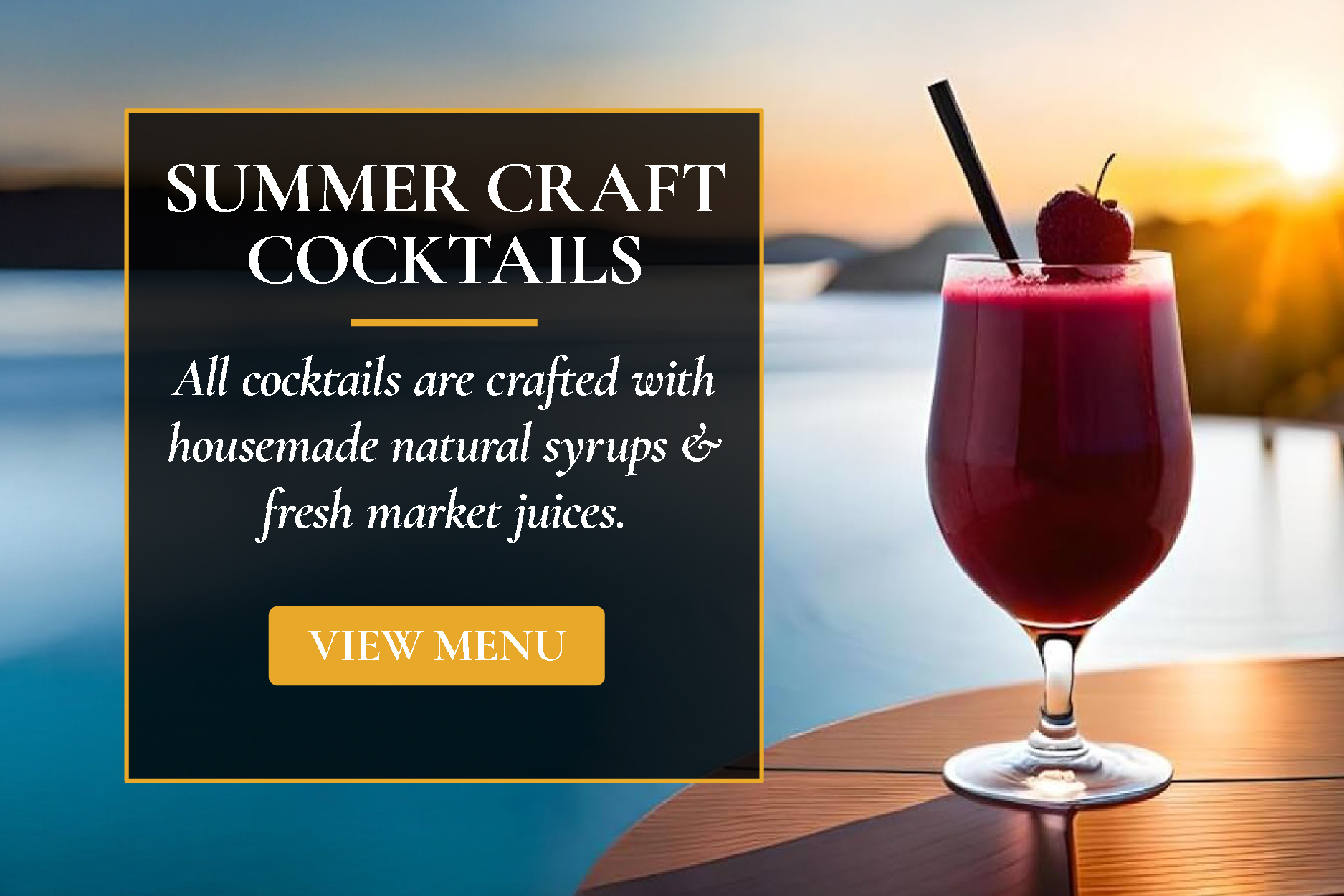 New Summer Cocktails.